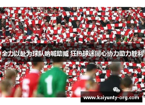 全力以赴为球队呐喊助威 狂热球迷同心协力助力胜利